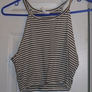 Stripped Crop Top